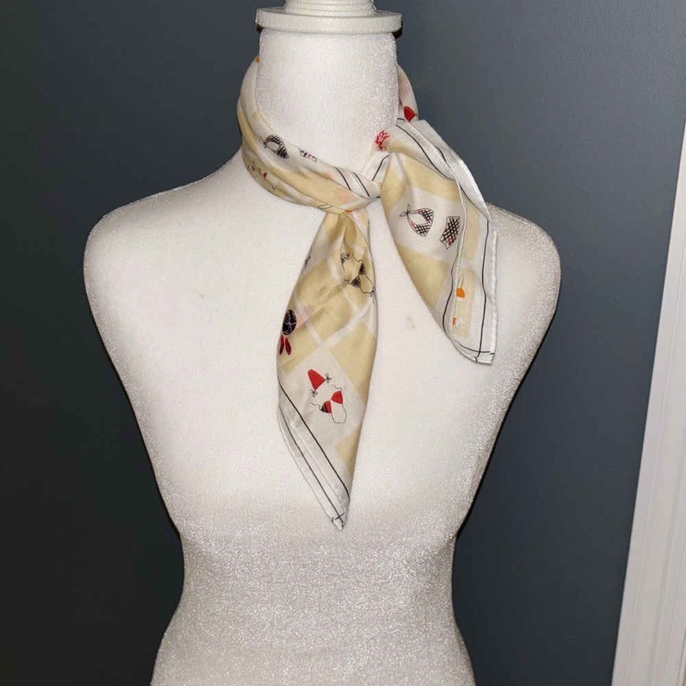 💎AUTHENTIC💎BURBERRY Vintage Silk Scarf Rare